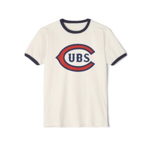 Chicago Cubs Unisex Cotton Ringer T-Shirt
