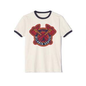 Atlanta Braves Unisex Cotton Ringer T-Shirt