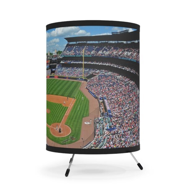 Atlanta Braves Turner Field Tripod Lamp with High-Res Printed Shade, USCA plug - Image 4