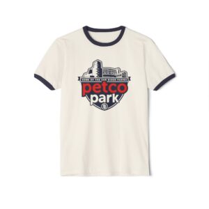 San Diego Padres Petco Park Unisex Cotton Ringer T-Shirt