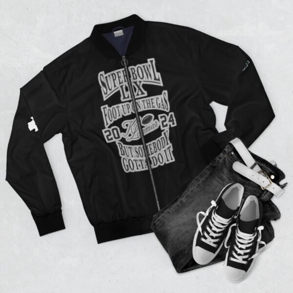 Kendrick Lamar 2025 Super Bowl LIX Halftime Show Men's Bomber Jacket - Image 4