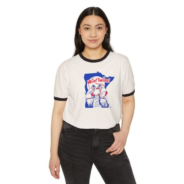 Minnesota Twins Unisex Cotton Ringer T-Shirt - Image 7