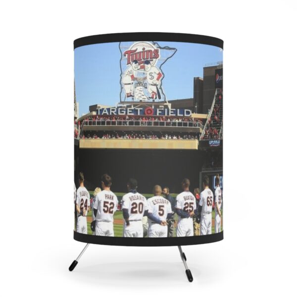 Minnesota Twins Target Field Tripod Lamp with High-Res Printed Shade, USCA plug - Image 2