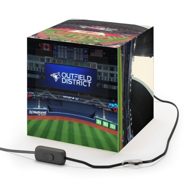 Toronto Blue Jays Rogers Centre Light Cube Lamp - Image 4