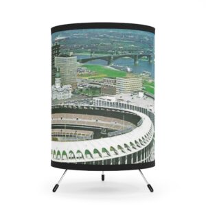 St. Louis Cardinals Busch Stadium Tripod Lamp with High-Res Printed Shade, USCA plug