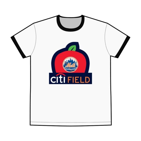 New York Mets Citi Field Men's Staple Ringer Tee - Image 5