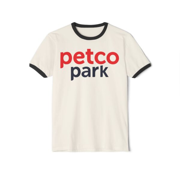 San Diego Padres Petco Park Unisex Cotton Ringer T-Shirt - Image 5