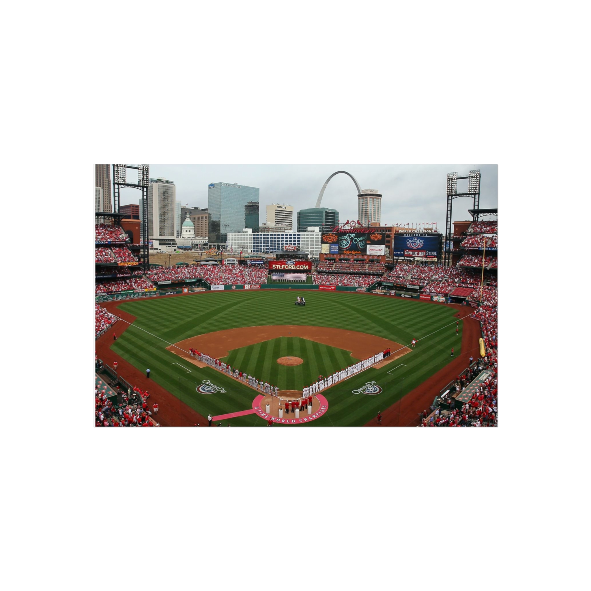 St. Louis Cardinals Busch Stadium Fine Art Posters