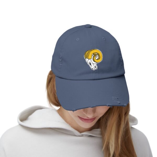 Los Angeles Rams Vintage Unisex Distressed Cap - Image 4