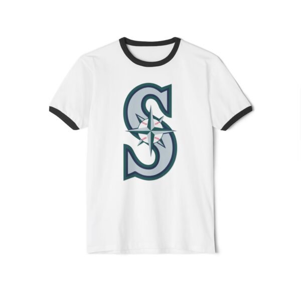 Seattle Mariners Unisex Cotton Ringer T-Shirt - Image 9
