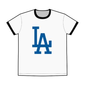 Los Angeles Dodgers Men's Staple Ringer Tee