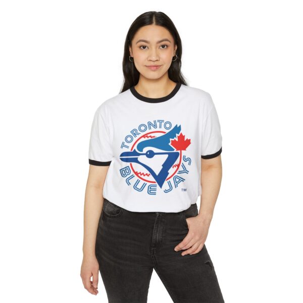 Toronto Blue Jays Unisex Cotton Ringer T-Shirt - Image 7