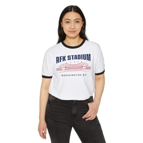 Washington Nationals RFK Stadium Unisex Cotton Ringer T-Shirt - Image 3