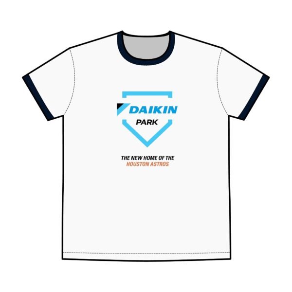 Houston Astros Daikin Park Men's Staple Ringer Tee - Image 5
