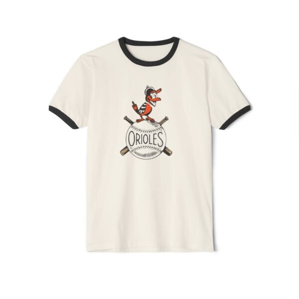 Baltimore Orioles Unisex Cotton Ringer T-Shirt - Image 5