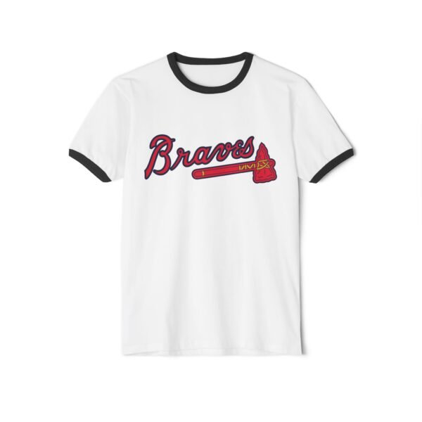Atlanta Braves Unisex Cotton Ringer T-Shirt - Image 5