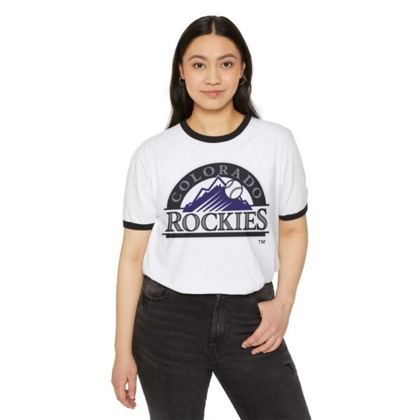 Colorado Rockies Unisex Cotton Ringer T-Shirt - Image 11