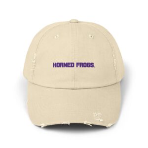TCU Horned Frogs Unisex Distressed Cap