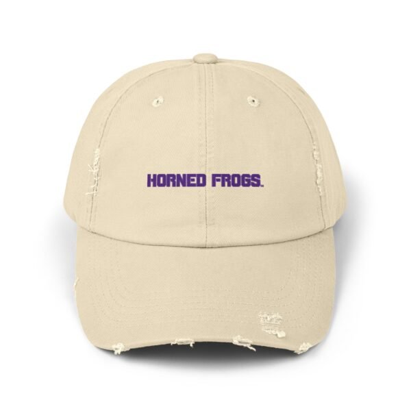 TCU Horned Frogs Unisex Distressed Cap