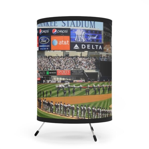 New York Yankees Yankee Stadium Tripod Lamp with High-Res Printed Shade, USCA plug - Image 2