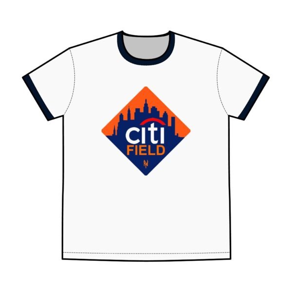 New York Mets Citi Field Men's Staple Ringer Tee