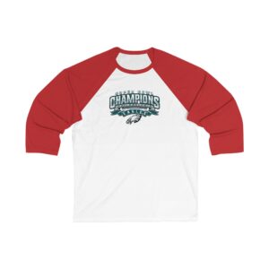 Philadelphia Eagles Super Bowl LIX Champions Unisex 3/4 Sleeve Baseball Tee
