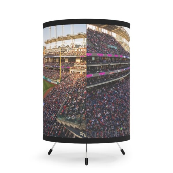 Cleveland Guardians Progressive Field Tripod Lamp with High-Res Printed Shade, USCA plug - Image 3
