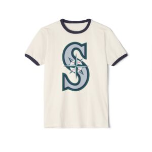 Seattle Mariners Unisex Cotton Ringer T-Shirt