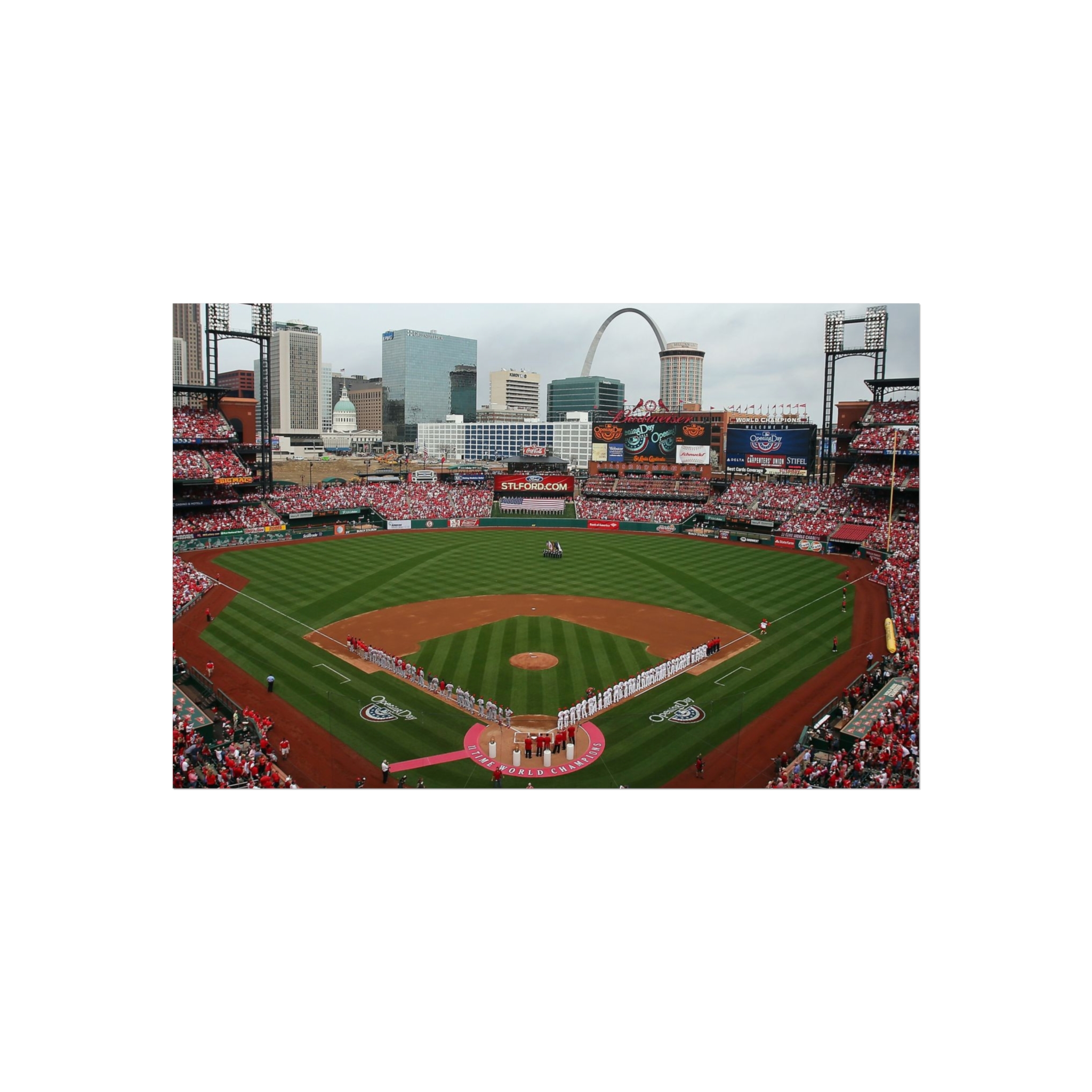 St. Louis Cardinals Busch Stadium Fine Art Posters
