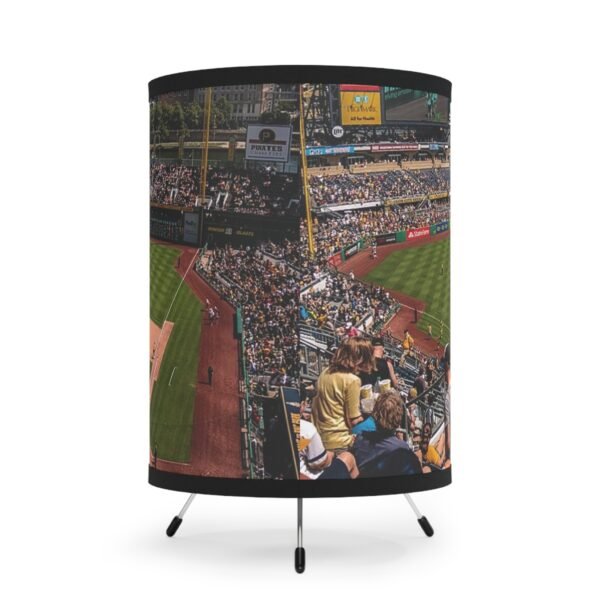 Pittsburgh Pirates PNC Park Tripod Lamp with High-Res Printed Shade, USCA plug - Image 3