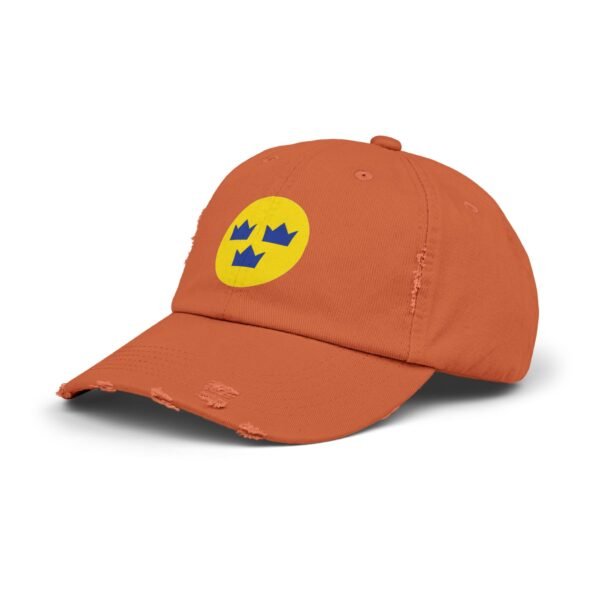 2025 4 Nations Face-Off Sweden Unisex Distressed Cap - Image 6