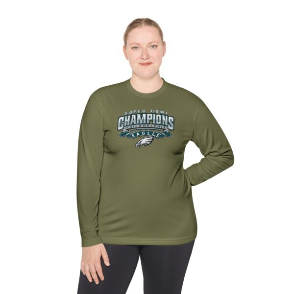 Philadelphia Eagles Super Bowl LIX Champions Unisex Lightweight Long Sleeve Tee - Image 20