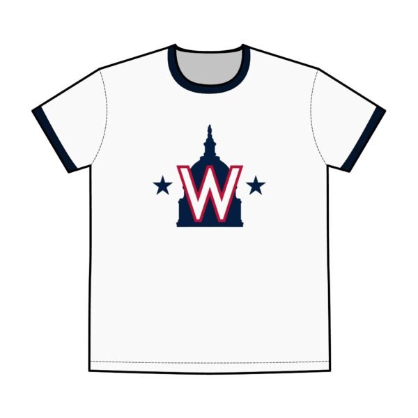 Washington Nationals Men's Staple Ringer Tee - Image 5