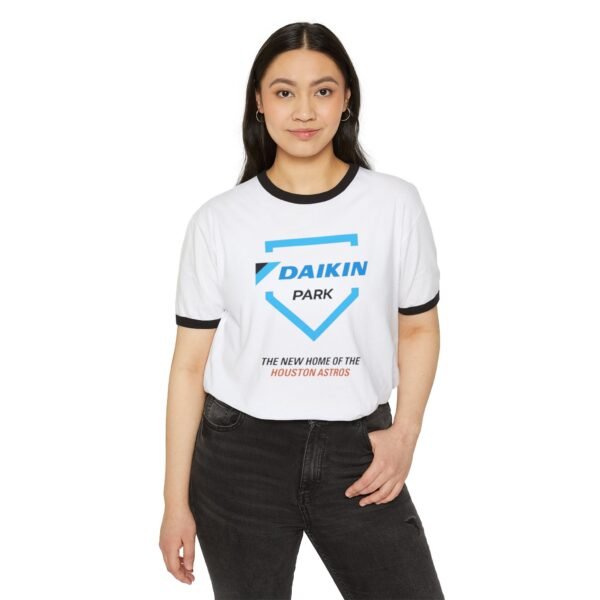 Houston Astros Daikin Park Unisex Cotton Ringer T-Shirt - Image 11