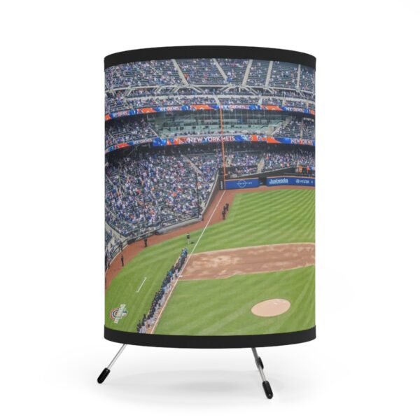 New York Mets Citi Field Tripod Lamp with High-Res Printed Shade, USCA plug - Image 2