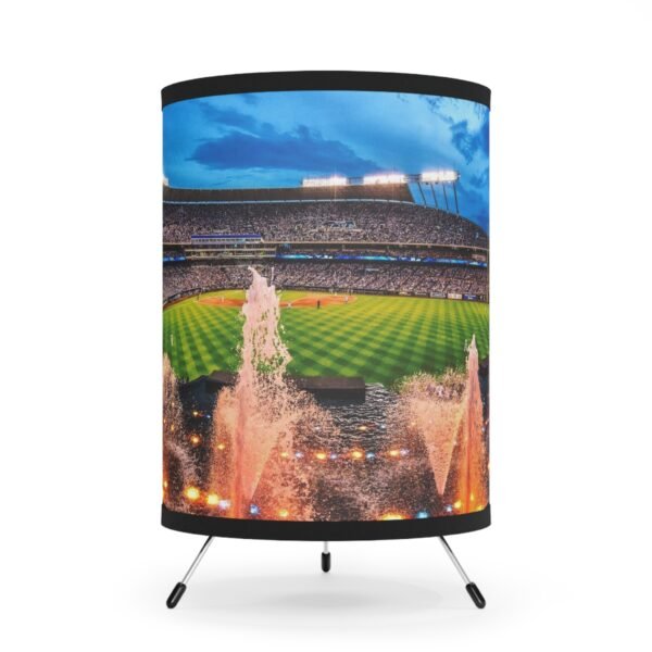 Kansas City Royals Kauffman Stadium Tripod Lamp with High-Res Printed Shade, USCA plug