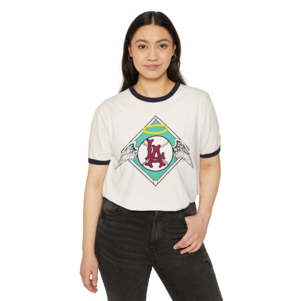 Los Angeles Angels Unisex Cotton Ringer T-Shirt - Image 3