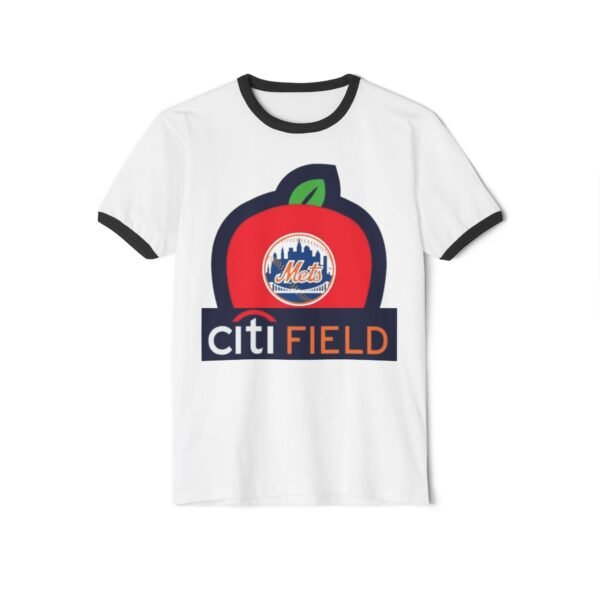 New York Mets Citi Field Unisex Cotton Ringer T-Shirt - Image 5