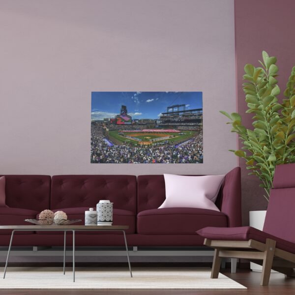 Colorado Rockies Coors Field Indoor and Outdoor Silk Posters - Image 3