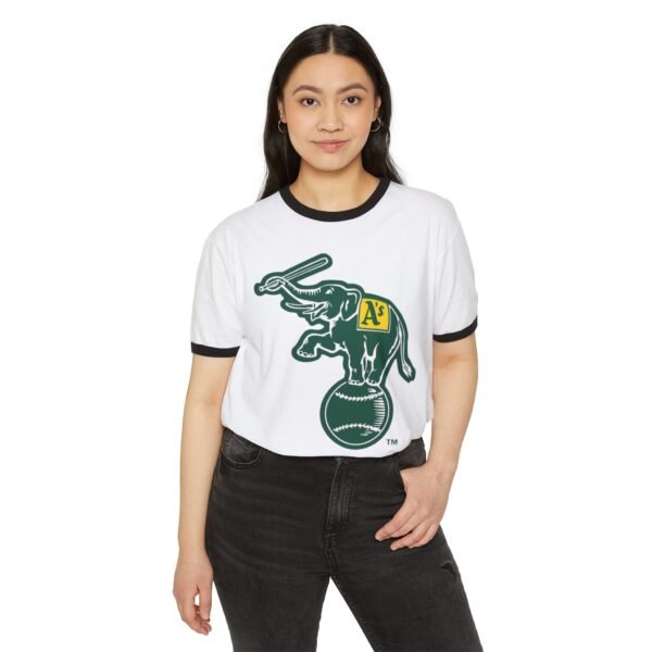 Athletics Unisex Cotton Ringer T-Shirt - Image 7