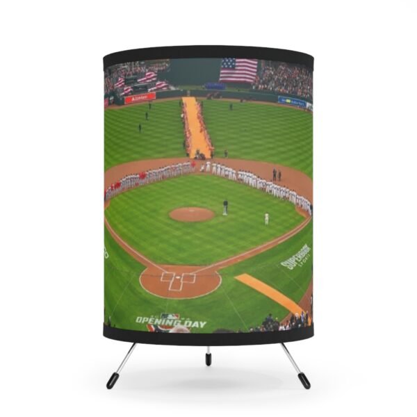 Baltimore Orioles Oriole Park at Camden Yards Tripod Lamp with High-Res Printed Shade, USCA plug