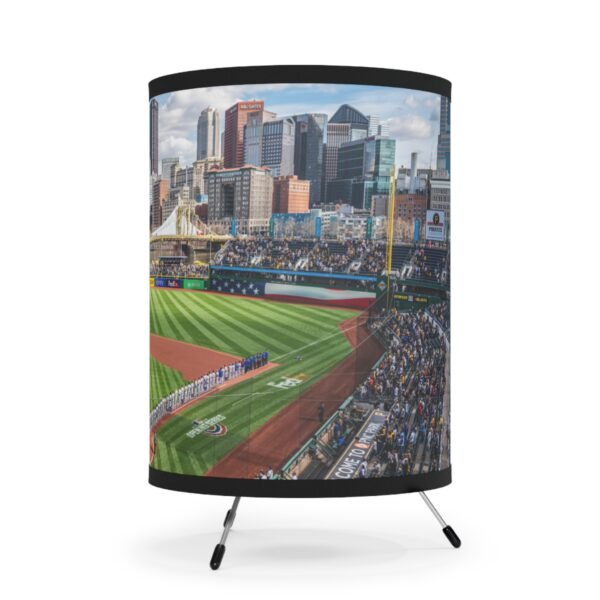 Pittsburgh Pirates PNC Park Tripod Lamp with High-Res Printed Shade, USCA plug - Image 4