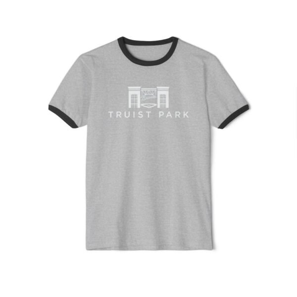 Atlanta Braves Truist Park Unisex Cotton Ringer T-Shirt