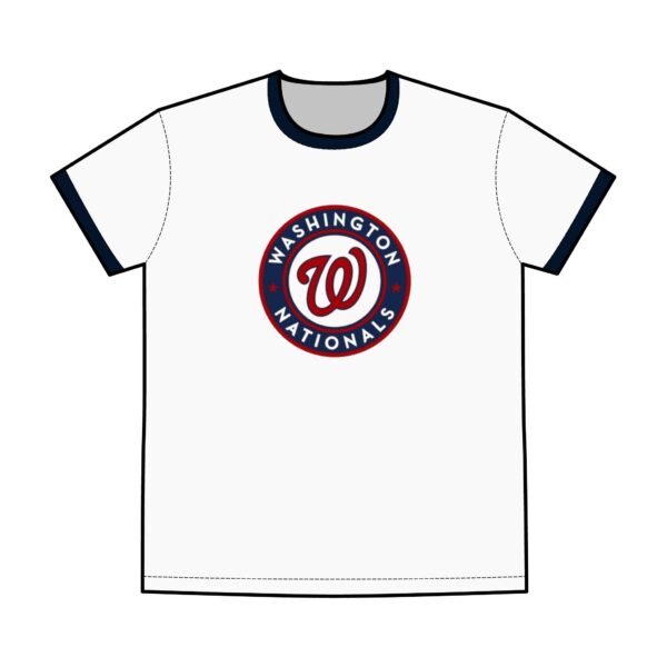Washington Nationals Men's Staple Ringer Tee - Image 5