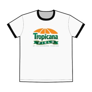 Tampa Bay Rays Tropicana Field Men's Staple Ringer Tee