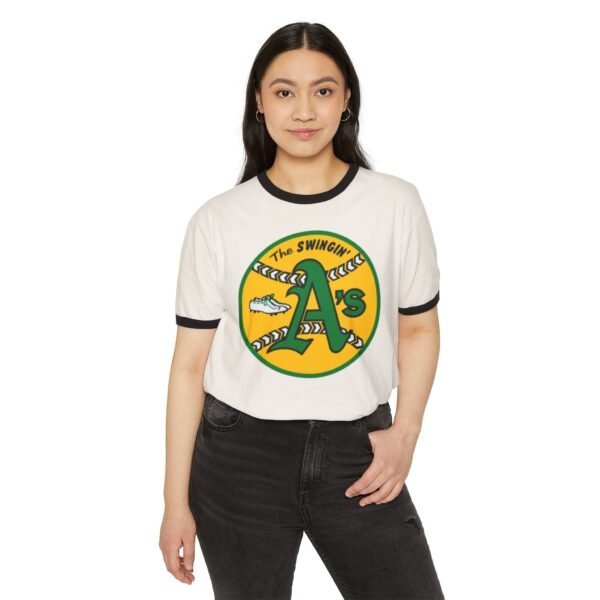 Athletics Unisex Cotton Ringer T-Shirt - Image 7