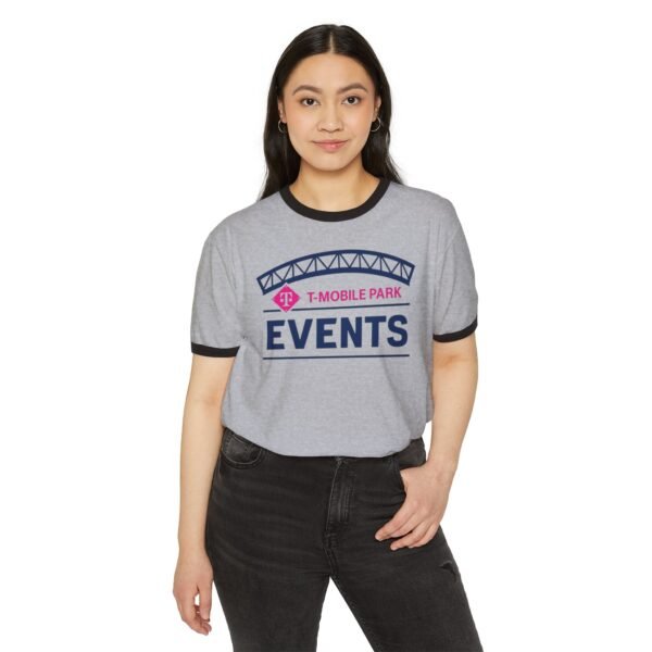 Seattle Mariners T-Mobile Park Unisex Cotton Ringer T-Shirt - Image 15