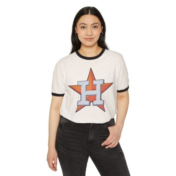 Houston Astros Unisex Cotton Ringer T-Shirt - Image 7
