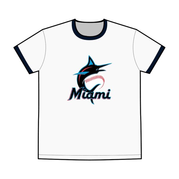 Miami Marlins Men's Staple Ringer Tee