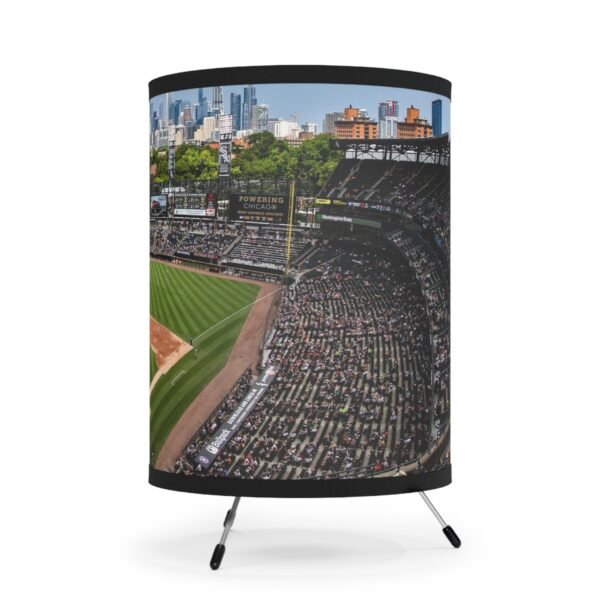 Chicago White Sox Rate Field Tripod Lamp with High-Res Printed Shade, USCA plug - Image 4